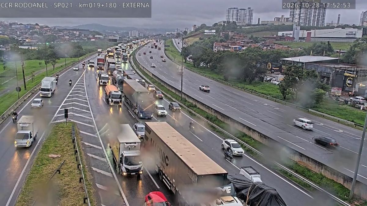 Barueri: Castello Branco registra 15 km de lentidão nesta quarta (28)