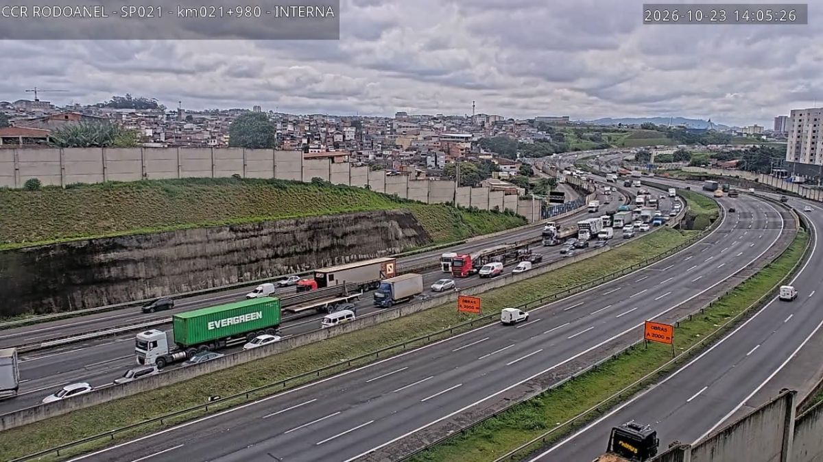 Trânsito: Osasco tem 20 pontos de lentidão nesta sexta (23)