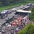 Carreta tomba na Raposo Tavares em Cotia
